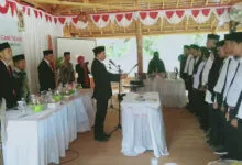 Lantik 33 Anggota Panwascam, Ini Pesan Ketua Bawaslu Mubar