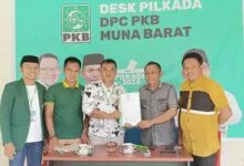 La Ode Darwin jadi Balon Bupati Mubar yang Pertama Ambil Formulir di PKB