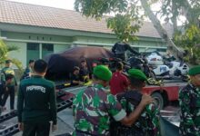 Jelang Kedatangan Jokowi di Muna, Kendaraan Pengamanan Presiden Tiba di Raha