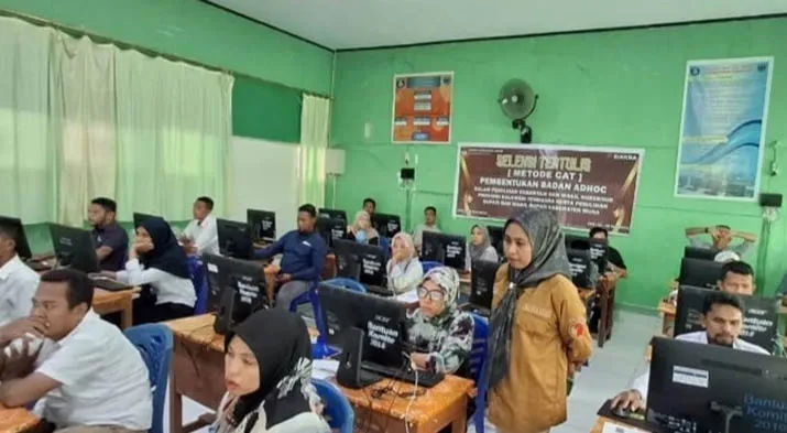 KPU Muna Adakan Seleksi CAT PPK Pilkada, Diawasi Bawaslu