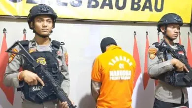 Buruh Bangunan di Baubau Ditangkap karena Miliki Sabu-Sabu
