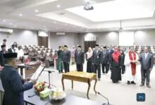 Lantik Tiga Dekan, Rektor UHO Pesan Utamakan Kepentingan Universitas