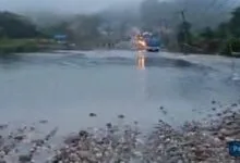 Banjir di Jalan Trans Sulawesi Desa Sambandete Konut Mulai Surut, Kini Bisa Dilalui Kendaraan