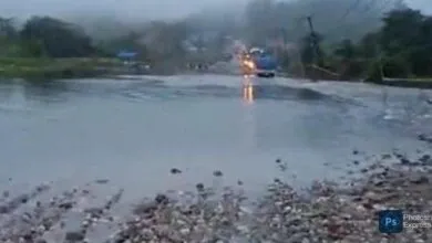 Banjir di Jalan Trans Sulawesi Desa Sambandete Konut Mulai Surut, Kini Bisa Dilalui Kendaraan