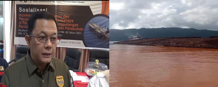 Kementerian Perhubungan Respons soal Tumpahan Ore Nikel di Perairan Lasolo Konut