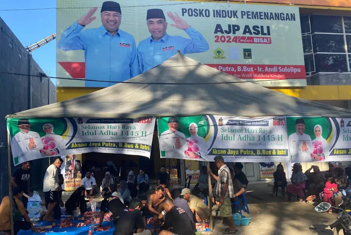 Momentum Iduladha, AJP-ASLI Ajak Gotong Royong Membangun Kendari