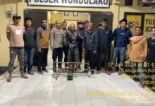 Dua Pemuda di Kolaka Tertangkap Basah Curi Mesin Kincir Air Warga