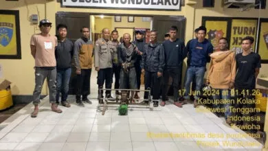 Dua Pemuda di Kolaka Tertangkap Basah Curi Mesin Kincir Air Warga