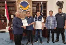 Balon Adi-James Resmi Terima Rekomendasi DPP Nasdem untuk Pilkada Konsel