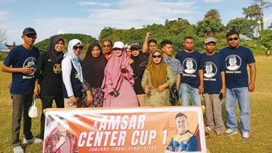 Turnamen Sepak Bola Amsar Center Cup I di Mubar Resmi Dibuka