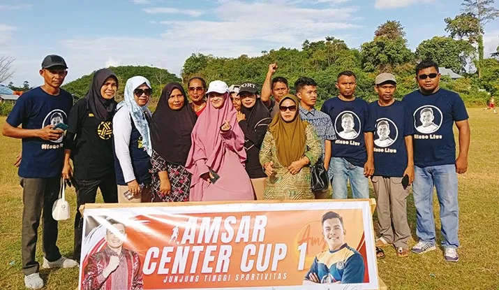 Turnamen Sepak Bola Amsar Center Cup I di Mubar Resmi Dibuka