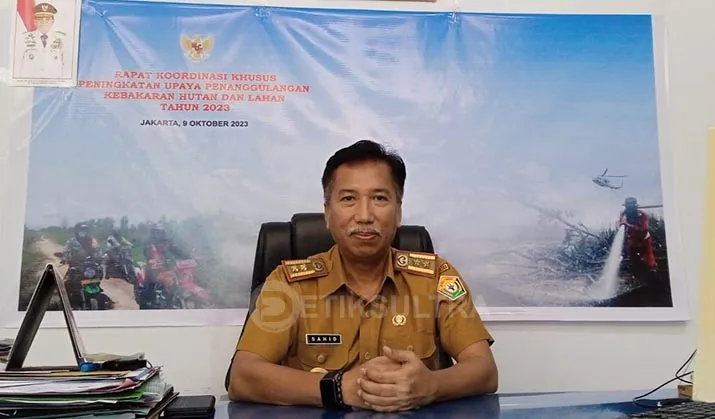 Kepala Dishut Sultra, Sahid. Foto: Muh Ridwan Kadir/Detiksultra.com