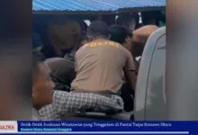 Detik-Detik Evakuasi Wisatawan yang Tenggelam di Pantai Taipa Konawe Utara