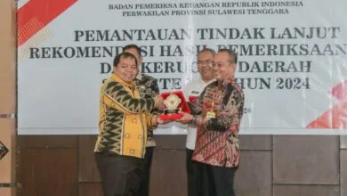 Berhasil dalam PTLRHP, Pemkot Kendari Raih Penghargaan di Bidang Pengelolaan Keuangan Publik