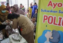 Kendari, Konsel dan Konawe Jadi Target Imunisasi Polio Terbanyak di Sultra