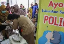 Kendari, Konsel dan Konawe Jadi Target Imunisasi Polio Terbanyak di Sultra