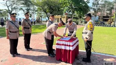 Sertijab Polres Muna, Dua Kapolsek Berganti