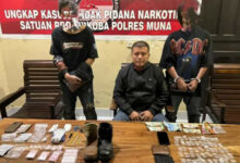 Dua Pemuda di Muna Diringkus Polisi Karena Miliki Ratusan Gram Sabu-Sabu