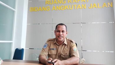 Kepala Seksi Angkutan Orang Tidak Dalam Trayek dan Terminal, Ringo Taufan Laode. Foto: Muh Ridwan Kadir/Detiksultra.com