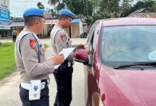 Jelang Operasi Patuh Anoa, Polres Konsel Razia Kendaraan Personel
