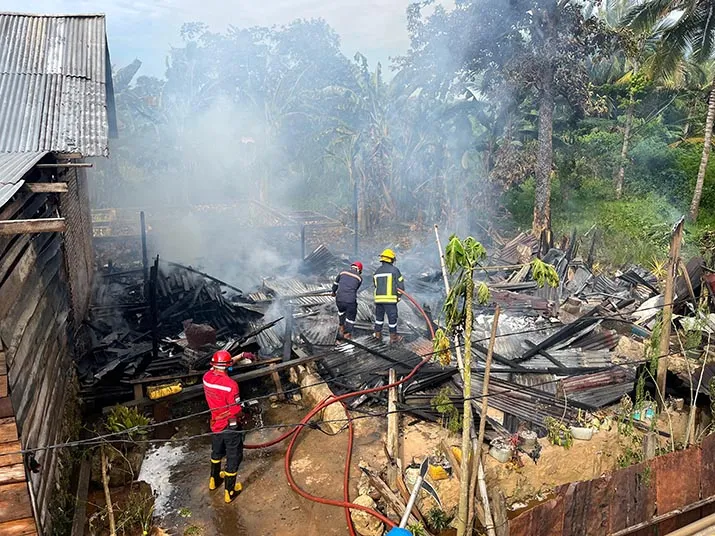Satu Rumah Milik Warga di Huko-Huko Kolaka Terbakar