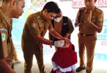 Bupati Koltim Kembali Canangkan PIN Polio di Lambandia