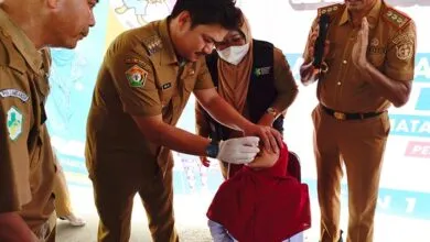 Bupati Koltim Kembali Canangkan PIN Polio di Lambandia