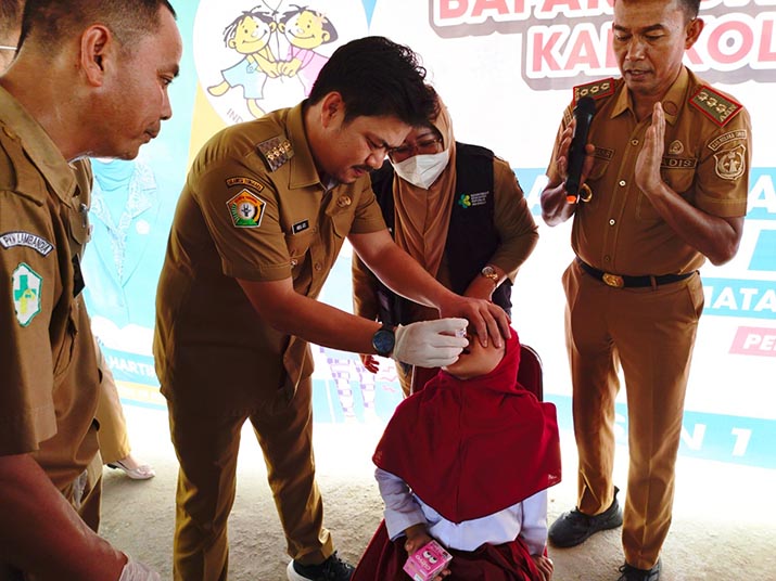 Bupati Koltim Kembali Canangkan PIN Polio di Lambandia