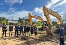 Ditreskrimsus Polda Sultra Amankan Enam Alat Berat Penambang Emas Ilegal di IUP PT PLM