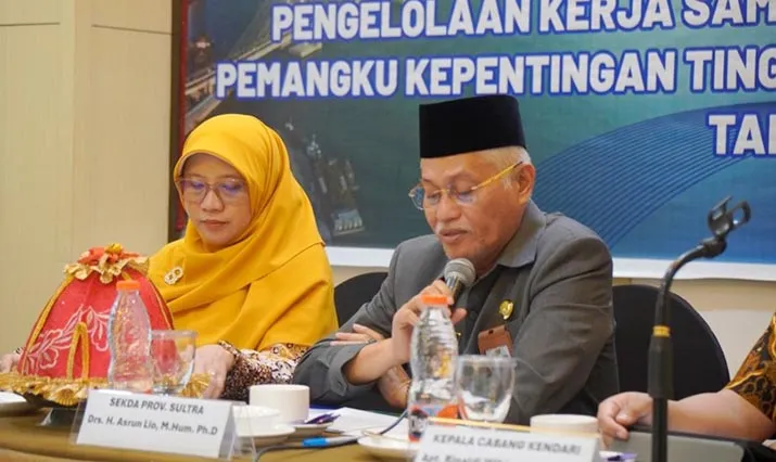 Sekda Sultra, Asrun Lio. Foto: Istimewa