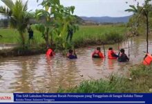 Tim SAR Lakukan Pencarian Bocah Perempuan yang Tenggelam di Sungai Kolaka Timur