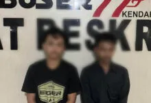 Dua Pencuri TV dan Kotak Amal Masjid Dibekuk Polisi
