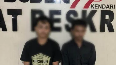 Dua Pencuri TV dan Kotak Amal Masjid Dibekuk Polisi