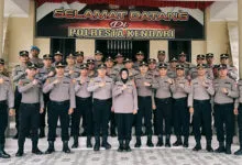 Sebelum Dilantik, Puluhan Serdik Sekolah Inspektur Polisi Gelar Latja di Polresta Kendari