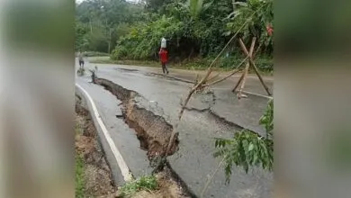 Jalan Poros di Wolasi Konawe Selatan Longsor, Bahayakan Pengguna Jalan
