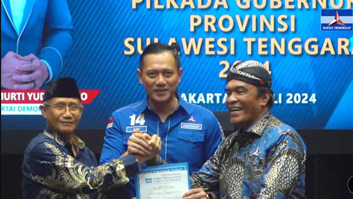 Sah, Demokrat Usung Lukman Abunawas-La Ode Ida di Pilgub Sultra