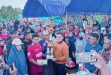 Sidamangura FC Taklukan Madampi FC Skor 2-0 di Laga Final Amsar Center Cup I Muna Barat