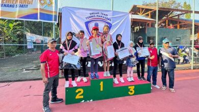 Sultra Sumbang Medali Emas di Turnamen Tenis Tingkat Nasional Makassar