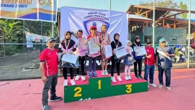 Sultra Sumbang Medali Emas di Turnamen Tenis Tingkat Nasional Makassar