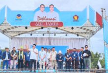 Pilkada Konsel 2024, AJP-James Resmi Deklarasi di Depan Ribuan Simpatisan