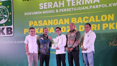 PKB Serahkan B1-KWK ke Azhari-Adam di Buteng dan Burhanuddin-Ahmad Yani di Bombana