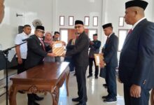 Pj Bupati Muna Barat Lantik Tiga Pejabat Pimpinan Tinggi Pratama