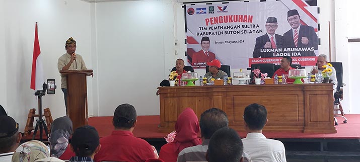 Diusung Tiga Partai Besar, LA-IDA Yakin Menangkan Pilgub Sultra 2024