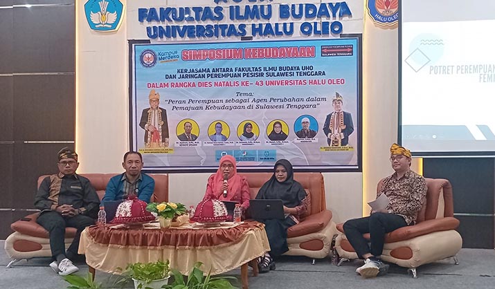 FIB UHO Gelar Simposium Kebudayaan, Ulik Peran Perempuan sebagai Agen Perubahan