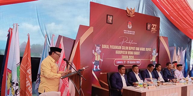 Ketua DPC Golkar Muna Barat Pastikan La Ode Darwin-Alibasa Lawan Kotak Kosong