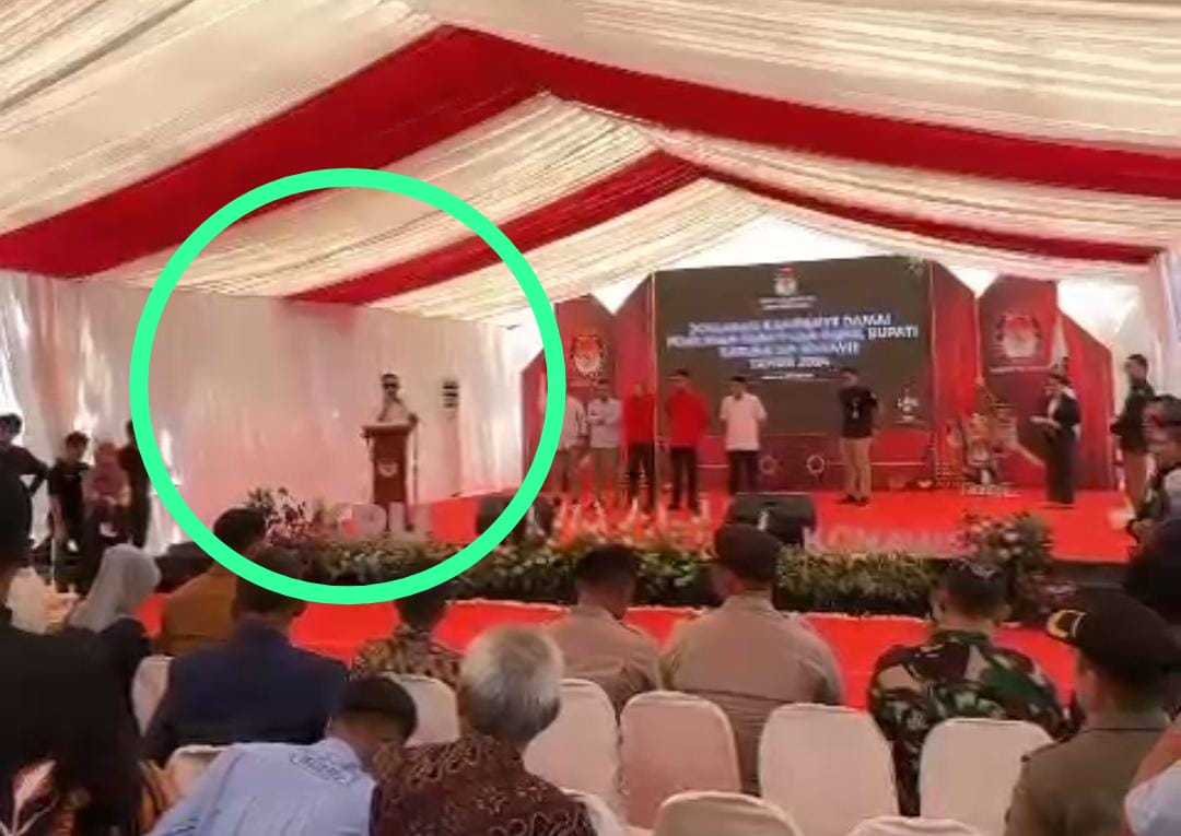 Deklarasi Kampanye Damai di Konawe Sempat Ricuh Gegara Paslon Harmin-Dessy Tak Hadir