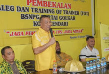 Golkar Kendari Serukan Menangkan AJP-ASLI di Pilwalkot dan TNA-Ikhsan di Pilgub Sultra