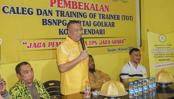 Golkar Kendari Serukan Menangkan AJP-ASLI di Pilwalkot dan TNA-Ikhsan di Pilgub Sultra