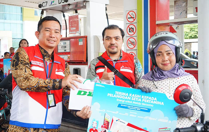 Meriahkan HPN 2024, Pertamina Regional Sulawesi Beri Promo Pengguna Pertamax Series-Dex Series