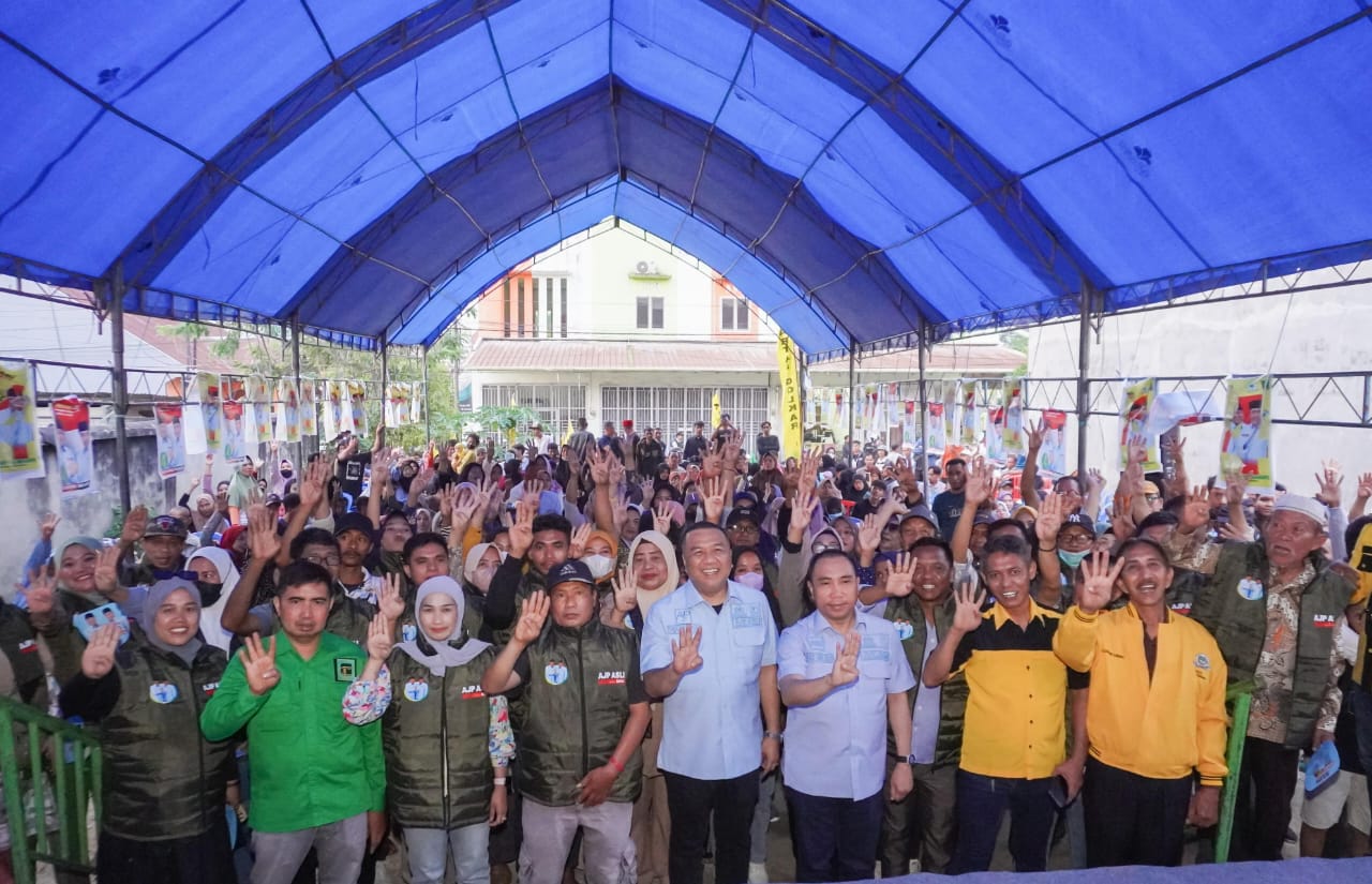 Kukuhkan Koordinator TPS Kecamatan Baruga dan Kambu, AJP-ASLI Beri Pesan Kemenangan